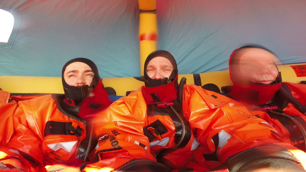 Surviving in an inflatable raft on the Atlantic!